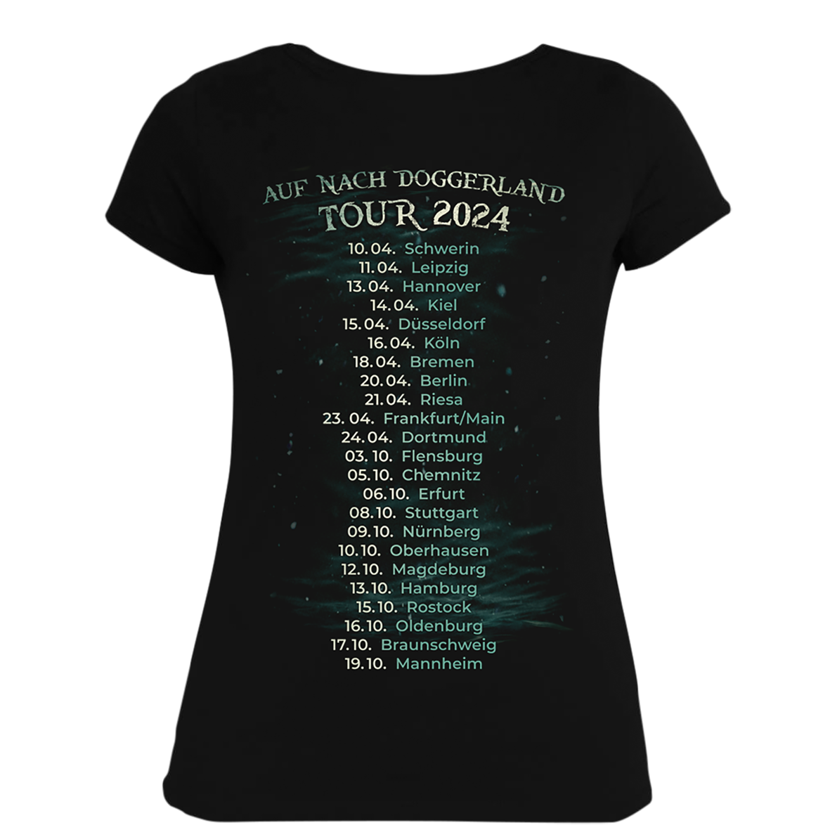 Santiano Damen T-Shirt 'Doggerland Tour 2024'