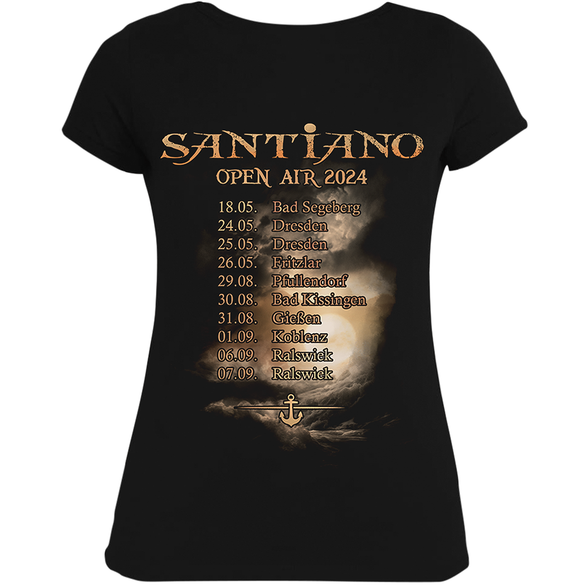 Santiano Damen T-Shirt 'Open Air 2024'