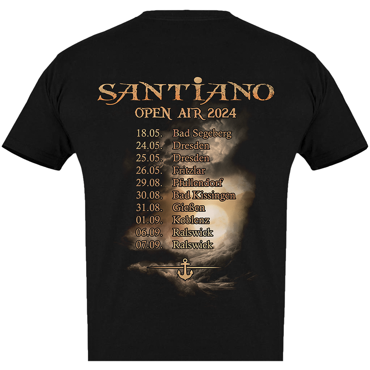 Santiano Herren T-Shirt 'Open Air 2024'