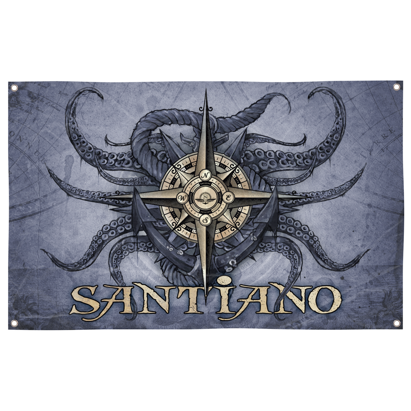 Santiano Flagge 'Krake'