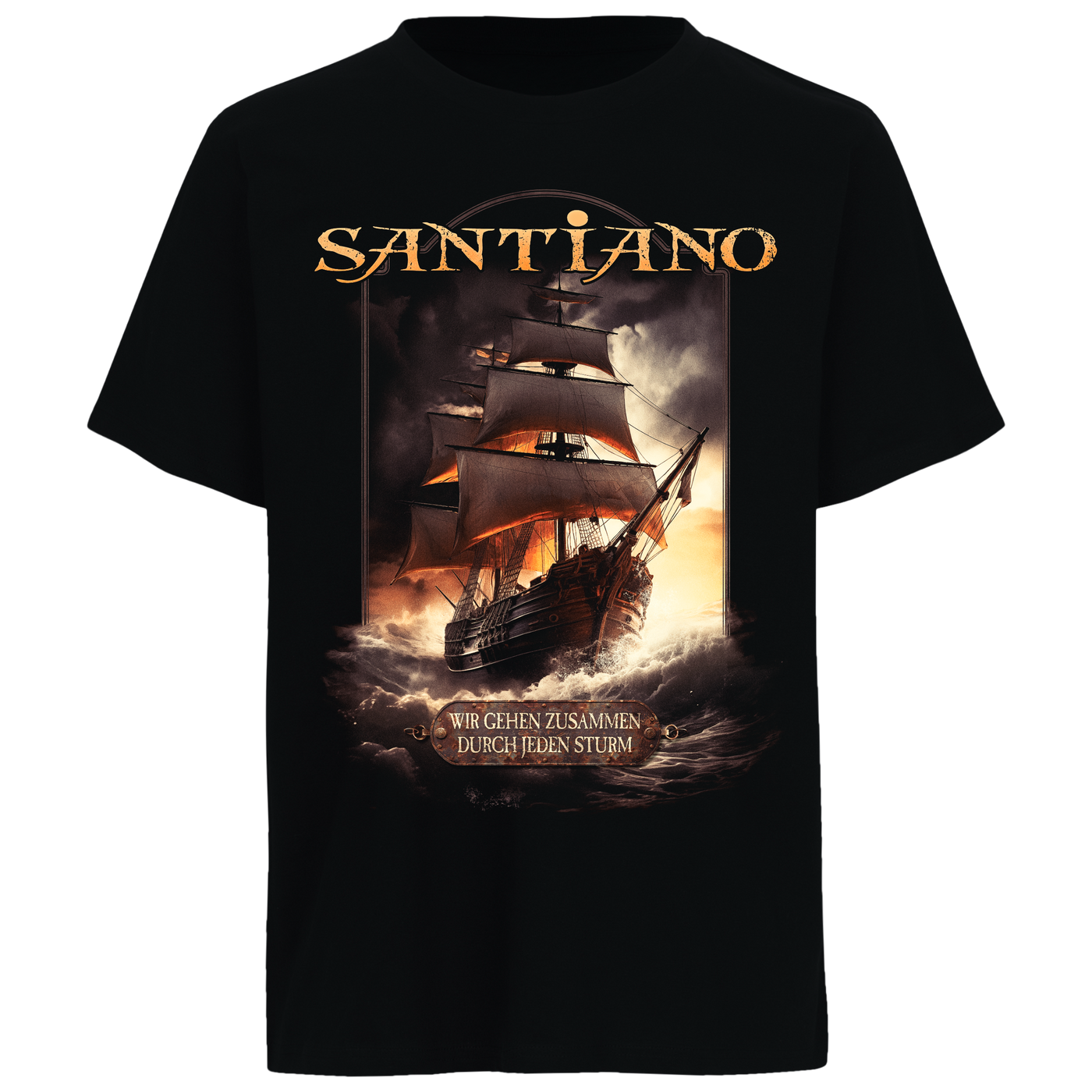 Santiano Herren T-Shirt 'Wir gehen zusammen durch jeden Sturm'
