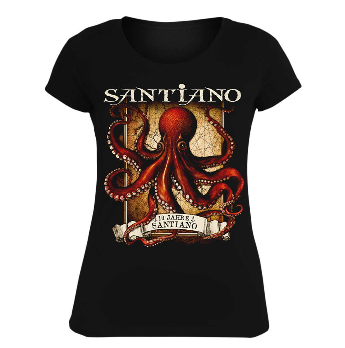 Santiano Damen T-Shirt '10 Jahre Santiano'