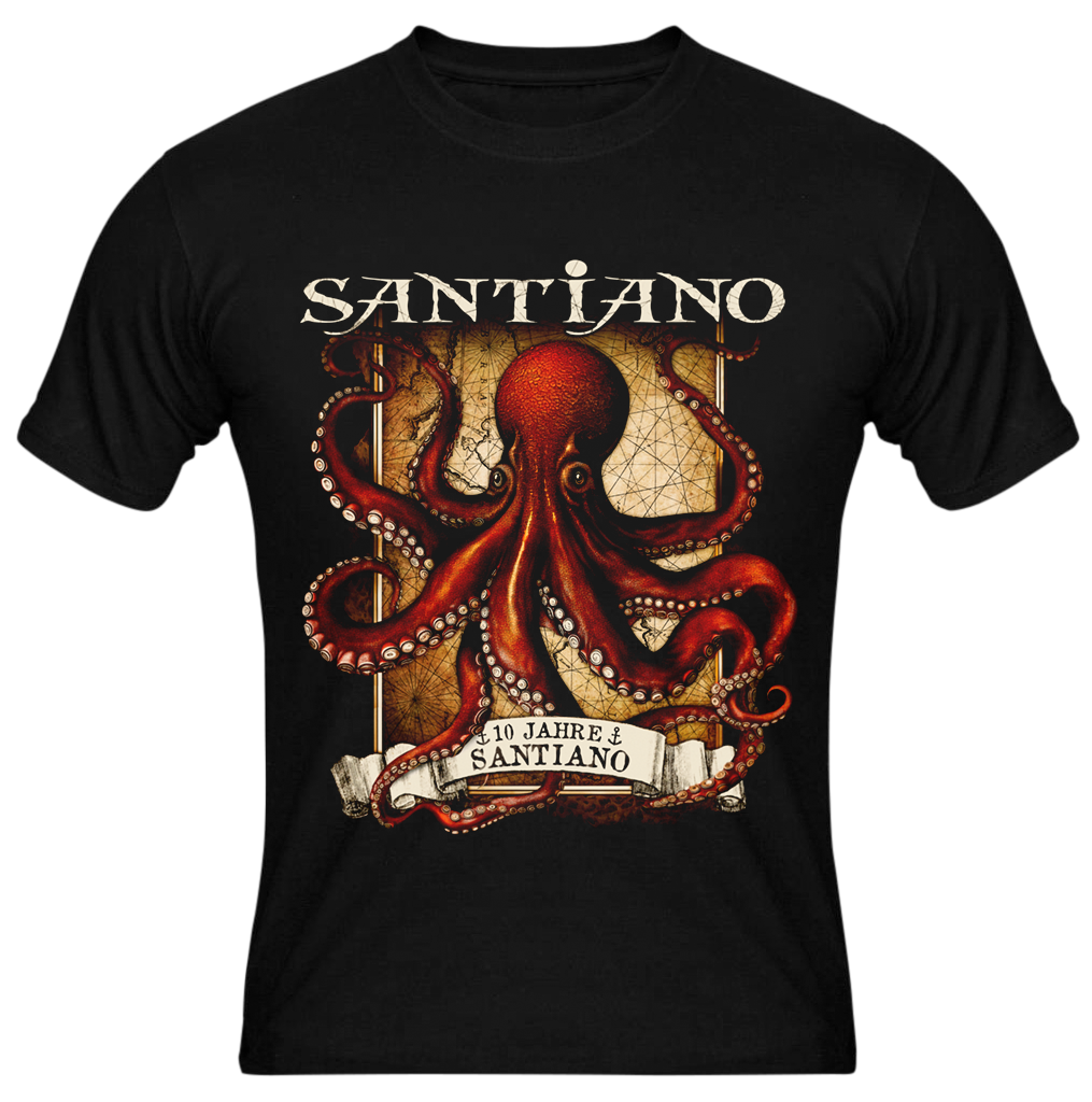 Santiano Herren T-Shirt '10 Jahre Santiano'