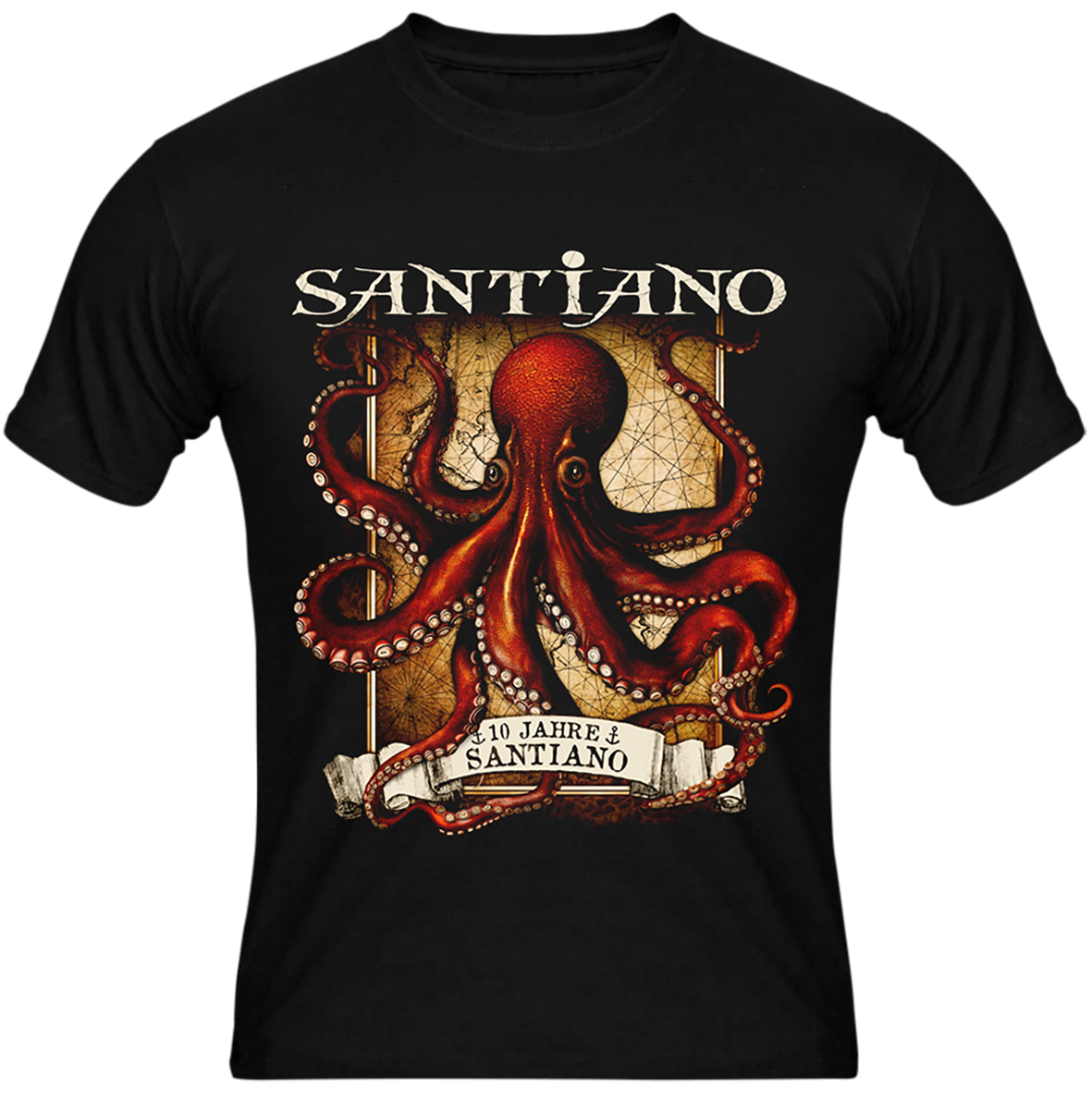 Santiano Herren T-Shirt '10 Jahre Santiano' - TOUR 2023
