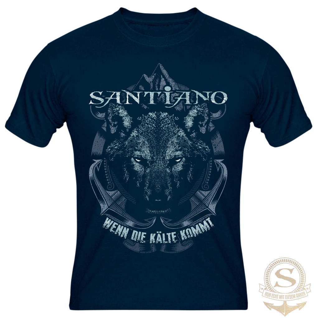 Santiano Men's T-Shirt 'Wenn die Kälte kommt'