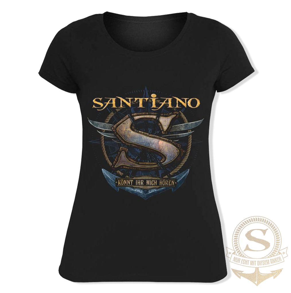 Santiano Damen T-Shirt 'Könnt Ihr Mich Hören'