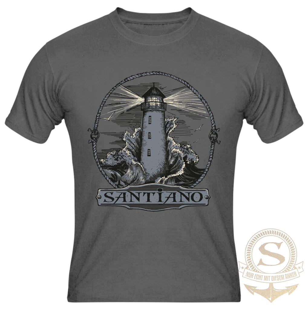 Santiano Herren T-Shirt 'Leuchtturm'