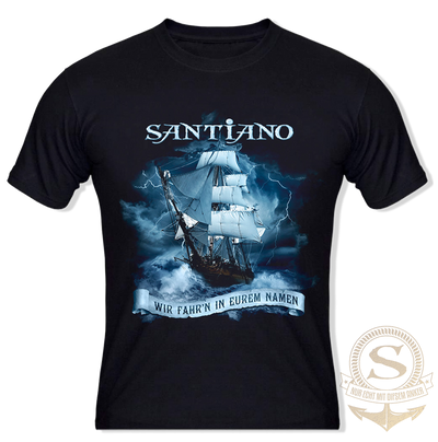 Santiano Men's T-Shirt 'Wir fahr'n in Eurem Namen'
